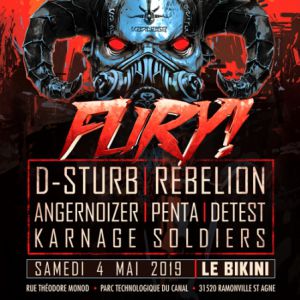 Fury #4 : D-Sturb + Rebelion + Angernoizer + Penta + Detest Fury #4 : D-Sturb + Rebelion + Angernoizer + Penta + Detest