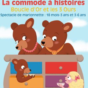 Commode À Histoires Boucle D'or Et Les Trois Ours Commode À Histoires Boucle D'or Et Les Trois Ours