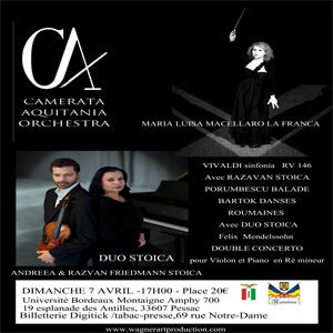 Duo Stoica & Camerata Aquitania Orchestra Duo Stoica & Camerata Aquitania Orchestra