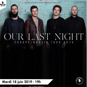 Our Last Night + As It Is + The Sunday Sadness Our Last Night + As It Is + The Sunday Sadness