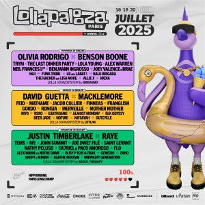 Lollapalooza Paris - Pass 1 Jour - Vendredi - Olivia Rodrigo
