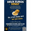 Th&eacute;&acirc;tre DEUX EUROS VINGT &agrave; AIX LES BAINS @ THEATRE DU CASINO - PLACEMENT LIBRE - Billets & Places