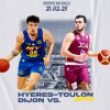 Match Match de pr&eacute;paration HTV - JDA &agrave; TOULON @ Palais des Sports Toulon - Billets & Places