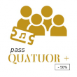 Concert Pass Quatuor et Plus -50%