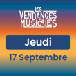 Festival LES VENDANGES MUSICALES - GAETAN ROUSSEL/SAM SAUVAGE/LISA CLAUDIE