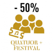 Concert Pass Quatuor et Plus Festival -50%