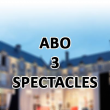 Théâtre ABO 3 SPECTACLES à FONTENAY LE COMTE @ Château de Terre Neuve - Billets & Places