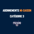 Match Abonnement Mi-Saison Catégorie 3