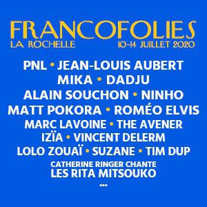 Francofolies 2020: Vincent Delerm + Tim Dup Francofolies 2020: Vincent Delerm + Tim Dup