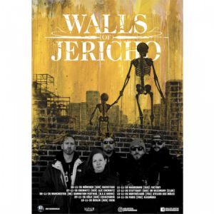Affiche — Walls of Jericho + Support