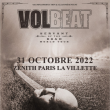 Concert VOLBEAT à Paris @ Zénith Paris La Villette - Billets & Places