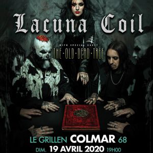 Lacuna Coil + The Old Dead Tree Au Grillen De Colmar Lacuna Coil + The Old Dead Tree Au Grillen De Colmar