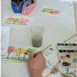 Atelier aquarelle par Isabelle Lermytte