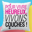 Théâtre POUR VIVRE HEUREUX, VIVONS COUCHÉS