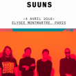 Concert Suuns + Chloé à PARIS @ ELYSEE MONTMARTRE  - Billets & Places