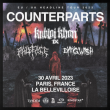 Concert COUNTERPARTS + KUBLAI KHAN TX + PALEFACE + DYING WISH