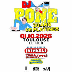 Affiche — DJ Pone - 30 ans de platines