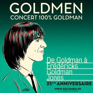 Affiche, Goldmen - Concert 100 % Goldman
