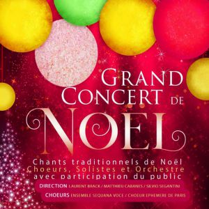 Affiche, Grand Concert de Chants Traditionnels de Noël
