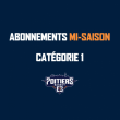 Match Abonnement Mi-Saison Catégorie 1