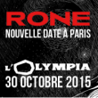 Concert RONE à Paris @ L'Olympia - Billets & Places