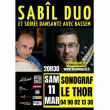 Concert SABÎL DUO ET SOIREE DANSANTE AVEC BASSEM à LE THOR @ Le Sonograf' - Billets & Places