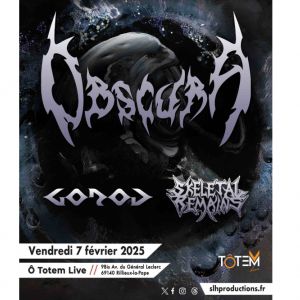 Obscura + Gorod + Skeletal Remains