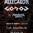 Concert ALLEGAEON + GOROD