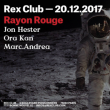 Soirée RAYON ROUGE à PARIS @ Le Rex Club - Billets & Places