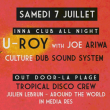 Soirée Summer Dub Session XXL avec U Roy & Joe Ariwa à PARIS 19 @ Glazart - Billets & Places