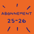 ABONNEMENT 3 SPECTACLES ET + 2025 -2026