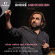 Concert ANDRE MANOUKIAN "Les notes qui s'aiment" à PARIS @ THEATRE DE L'OEUVRE - Billets & Places