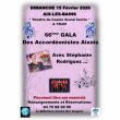 Spectacle 66 EME GALA DES ACCORDEONISTES AIXOIS à AIX LES BAINS @ THEATRE DU CASINO - PLACEMENT LIBRE - Billets & Places