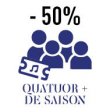 Concert Pass Quatuor et Plus de Saison -50%