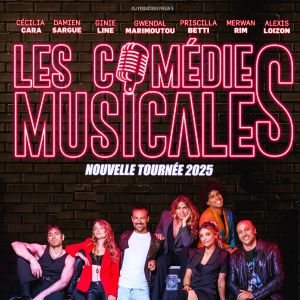 Affiche LES COMEDIES MUSICALES - LA TOURNEE OFFICIELLE