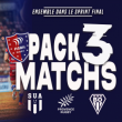 Match PACK 3 MATCHS