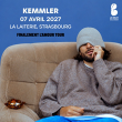 Concert KEMMLER &agrave; Strasbourg @ La Laiterie - Grande Salle - Billets & Places