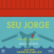Concert SEU JORGE - The Life Aquatic  &agrave; SETE @ THEATRE DE LA MER - Billets & Places