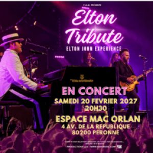 Affiche, Elton Tribute à Peronne
