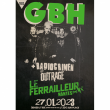 Concert GBH + OUTRAGE + RADIOCRIMEN à Nantes @ Le Ferrailleur - Billets & Places