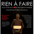 Spectacle RIEN A FAIRE