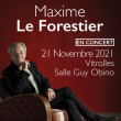 Concert MAXIME LE FORESTIER à VITROLLES @ SALLE GUY OBINO - Billets & Places