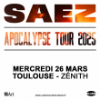 Concert SAEZ à Toulouse @ ZENITH TOULOUSE METROPOLE - Billets & Places