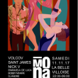 Soirée MONA : VOLCOV, SAINT-JAMES, NICK V, EMANUELA DE LUCA, DJ ANDRE  à Paris @ La Bellevilloise - Billets & Places