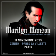 Concert Marilyn Manson - Meet & Greet Package - Paris @ Zénith Paris La Villette - Billets & Places