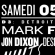 Soirée D3 : DETROIT TRIO LIVE W/ MARK FLASH, JON DIXON, DESEAN JONES à PARIS @ Nuits Fauves - Billets & Places