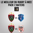 Match PACK RC TOULON - STADE FRANCAIS PARIS + STADE TOULOUSAIN à NICE @ Allianz Riviera - Billets & Places