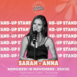 Spectacle BONNE NOUVELLE COMEDIE: SARAH-ANNA &agrave; TOULOUSE @ Flashback Caf&eacute; - Billets & Places