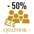 Concert Pass Quatuor et Plus -50%