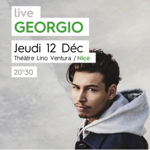Georgio // Jeudi 12 Décembre // Nice Georgio // Jeudi 12 Décembre // Nice